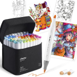 Ohuhu Marker pintsel 72 73 Professionaalne illustratsioon Blender Honolulu seeria pliiatsid, T&uuml;&uuml;p, V&auml;rvid, Pliiatsid, Klass, Markerid, Pintsel/Paks otsik, Pliiats,