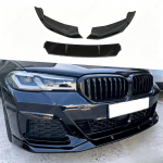 BMW 5. seeriale G30 G31 520i 530i 530d M550 2020 2021 2022 2023 LCI M Performance stiilis esikaitseraua spoiler splitter huulekomplekt Gloss Black