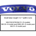 Auto kapott Eesmine kapoti iluv&otilde;re Embleem Logo Rinnam&auml;rk Kleebis Decal Volvo XC90 V90 V60 XC60 V40 S80 S60 S90 C40 XC40 V70 XC70 C30 T6 jaoks