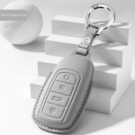 Autov&otilde;tme kaitse&uuml;mbris Chery Tiggo 9 jaoks Premium Nahast libisemiskindel ja kulumiskindel Autov&otilde;tmehoidja Auto V&otilde;tme Kate (as the picture,90mm*63mm*21mm)