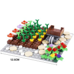 MOC City Farm ehitusklotsid Taim Loom Kana Siga Koer Hobune K&ouml;&ouml;givilja Tiik Muna tarvikud Kingitus Klotsid M&auml;nguasjad Lapsed J079 black