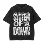 Meeste T-s&auml;rk SOAD System Of A Down Rockmuusika Pesitud T-s&auml;rgid Rannas&auml;rk Y2K P&otilde;hilised Prinditud Vabaaja Topid S mitmev&auml;rviline