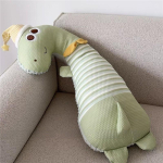 Multikas dinosaurus &uuml;kssarvik j&auml;&auml;siidist jala toetuspadi lastele Laste unetugi pehmem padi DinosaurIce,110cm gray