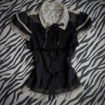 VAYLA Harajuku Naiste S&auml;rgid Moodsad Vabaaja Ruudulise Prindiga Stiilsed Emotsionaalsed T&uuml;drukud High Street Rock Gooti Igap&auml;evased L&uuml;hikeste Varrukatega Topid S black