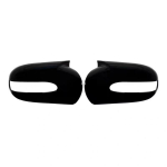 &Uuml;hilduv pullisarve modifitseeritud tahavaatepeegli korpus Mercedes W203 W211 E300 E200 E280 C180 C200 C260 jaoks Piano Black Pair for 00-06 W203 C-Series black