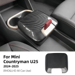 Keskjuhtimispuldiga hoiukarp MINI JCW Countryman U25 2024 2025 jaoks - ABS Auto sisemuse korraldaja carbon texture / for u25 count