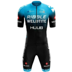 HUUB Triatloni Rattas&otilde;idukost&uuml;&uuml;m Mehed Naised Kiiresti Kuivav Jalgratta S&auml;rgi Komplekt Maantee Jooksmine Fitness 2XL sinine