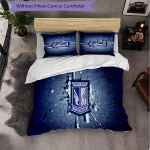 Lech Poznan 3-osaline voodipesukomplekt Pehme tekikott komplekt padjap&uuml;&uuml;ridega Tr&uuml;kitud magamistoa sisustuskomplekt koduks 135cm*200cm