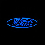 LED-embleemivalgusti autole Fordi logo Mustang Fusion Transit Focus Mk2 Mk3 Mondeo Fiesta Mk6 Ranger Kuga Explorer M&auml;rgikate Tarvikud hall v&auml;rv
