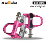 Xpedo XRF07MC Maanteejalgratta klipsidega pedaal koos 2 paari iselukustuva lukuklotsiga Magneesiumsulamist pedaal 235g XRF07MC Pink