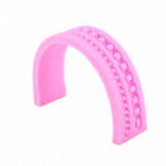 Silikoonist vormiketi kujuga fondant-koogit&ouml;&ouml;riistad k&uuml;psetusn&otilde;ud roosa