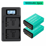 PALO 2Tk LPE17 LP E17 LP-E17 kaamera Aku+LCD USB topeltlaadija Canon EOS M3 M6 200D 750D 800D 8000D 760D T6i T6s Kiss X8i jaoks