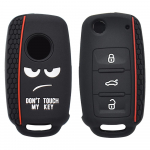 Silikoonist kaugjuhtimispuldi v&otilde;tmekohver SKODA Fabia Octavia Superb jaoks Seat Leon Toledo Altea Ibiza Fob Shell Cover Skin 3 nupuga