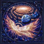 Teemantmaali universum T&auml;histaeva ristpistes Teemanttikandid Teemantmosaiik K&auml;sitsi valmistatud pilt 30x30CM