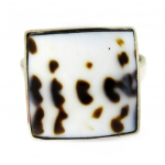 Les Tr&eacute;sors De Lily [G5059] - Bague Cr&eacute;ateur 'Kilimanjaro' blanc marron valge