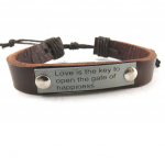 Les Tr&eacute;sors De Lily [K7094] - pruun  Peaceful  nahast k&auml;ev&otilde;ru - 1 cm pruun