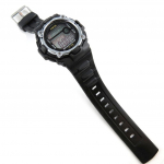 Les Tr&eacute;sors De Lily [K8940] - Montre multifonctions 'Marathon' noir must