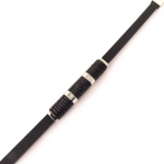 Les Tr&eacute;sors De Lily [K9358] - Bracelet silicone 'Coloriage' noir must