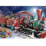 DIY 5D teemantmaal J&otilde;uluvana mosaiik J&otilde;uluteemanttikandid Talvine lumemaastik 20X30CM punane