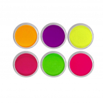 Neoonpigment k&uuml;&uuml;nepuuder gradientk&uuml;&uuml;nte fluorestsents glitter suvetolm DIY k&uuml;&uuml;nekunsti kaunistused 6pcs mitmev&auml;rviline