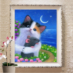 T&auml;isruudu puur Teemantmaaling 5D maastik Loodus DIY Teemantmosaiik Ristpistes Talvised Kodukaunistuse komplektid Full Round (20X30CM)