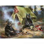 5D isetegemise teemantmaal t&auml;ispuur, ruudukujuline &uuml;mmargune nukk p&auml;kapikud kivikivid ristpistes teemanttikandid maastikuloomade mosaiikide m&uuml;&uuml;k Kodukaunistus Full Round 20X30CM punane