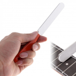 18,5x15cm kitarr Fret kroonimine Luthiers Tools Kummist k&auml;epidemega roostevabast terasest lihvimist&ouml;&ouml;riistad