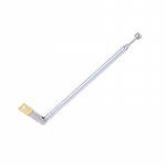 1 tk 37 cm 5 sektsiooniga teleskoopiline roostevabast terasest Am Fm raadio universaalantenn