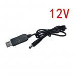 M&auml;ngukomponent USB-alalisvoolu USB-toitev&otilde;imendusliin DC 5V kuni 12V astmeline moodul USB-muunduri adapteri kaabel 2,1x5,5 mm pistik 12V