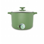 Elektripann Multifunktsionaalne nakkumatu elektriline wok &uuml;hiselamu elektripliit v&auml;ike elektripliit minipann 1.5L roheline