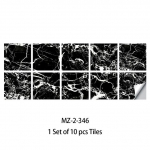 10/15 cm mustvalgest marmorist plaadist seinakleebis k&ouml;&ouml;gi riidekapile vannitoale Kodukaunistuse isekleepuvad veekindlad kunsti seinakleebised 10cmX10cmX10pcs
