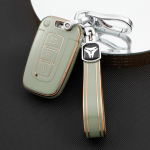 Pehme TPU auto v&otilde;tmekaane &uuml;mbrise hoidik Hyundai IX35 Sonata 8 jaoks Kia Forte Rio 3 K2 K3 K5 Sportage v&otilde;tmehoidja autotarvikud key case set 1 roheline