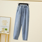 Naiste k&otilde;rge v&ouml;&ouml;koht elastne v&ouml;&ouml;koht Slim Fit Naiste teksad Vabaaja teksap&uuml;ksid haaremip&uuml;ksid Suured p&uuml;ksid T&auml;navar&otilde;ivad K&auml;rbitud p&uuml;ksid Plus Size S