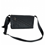 Naiste klassikaline must Skull Cross Body Bag Vintage Clutch rahakott &Otilde;lakott Rivet Goth kotid must