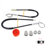 BWR591 Elektrilise akna t&otilde;stuki remondikomplekt Tagumine vasakpoolne Citroen C3 Pluriel MK1 kabriolett 2003-2010 jaoks 9643071080