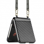 S&otilde;rmej&auml;ljevastane s&uuml;sinikkiust &uuml;mbris Samsung Galaxy Z Flip 3 Flip4 Flip 4 Flip3 5g jaoks koos &otilde;larihmaga matt&uuml;mbristega for Samsung Z Flip 4 roosa