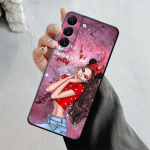 Samsung Galaxy S23 S22 S21 S20 Fe Ultra S10 S9 S8 Plus Note 20ultra 10plus korpuse kate, ema printsess, beebit&uuml;druk Samsung Note 10 Plus