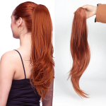 Bybrana Micro lokkis v&auml;ikese haardega k&otilde;rge hobusesaba kohev juukseid suurendav juuksepikendusparukas