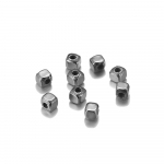 200-500 tk/partii 3mm/4mm mitmev&auml;rviline CCB plastikust kandilised seemned helmed lahtised vahehelmed meisterdamiseks ehete tarvikud tarvikud 3mm x 200pcs