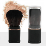 Kaasaskantavad &uuml;lest&otilde;stetavad meigipintslipuuder p&otilde;sepuna puudripintsel ilumeigit&ouml;&ouml;riistad must