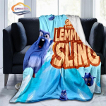 Grizzy and The Lemmings laste tekk Cartoon Bear hiir Flanell kohev tekk Diivanvoodi tekk matkatekk 150x180cm