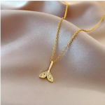 Teemant Merineitsi saba rangluu kett delfiinide kaelakee naiste mitmek&uuml;lgne kaelakee ehted kuldne