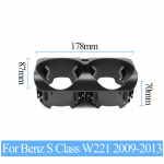 Auto keskkonsooli veejoogitopsi hoidiku kattepaneel Mercedes Benz S klassile W221 S300 S350 S400 S500 2009-2013 Black 1PC