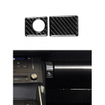 S&uuml;sinikkiust sisemised vormliistud mustad kleepsud auto dekoratiivtarvikud Lexus IS250 NX200 IS350 300H jaoks Storage Box Switch