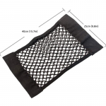 Auto tagumine v&otilde;rgust pagasiruumi iste elastne string Net Magic Kleebis Autoistme seljatoe kahekihiline v&otilde;rguhoidik Tasku s&otilde;iduki tarvikud 40 x 25cm must