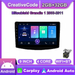 9-tolline Android autoraadio Carplay jaoks Mitsubishi Grandis 1 2003-2011 auto multimeedia videopleier GPS-navigatsioon WIFI 2+32GB 2+32GB