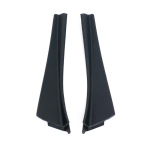 2 TK Nissan Qashqai J10 jaoks 2008 2009 2010 2011 2012 2013 2014 2015 Esiklaasi katte nurga trimmi klaasipuhasti k&uuml;lgmise trimmi kate one pair black