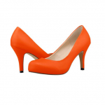 Naiste pumbad Seksikas platvorm &uuml;mmargune varvas &Otilde;hukesed k&otilde;rged kontsad Kingad Pulmapeo tikk-kingad 40 oranž