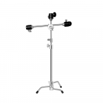 Andoer Mini C-Stand 20,8 tolli lauastatiiviga telefoni statiivi alus alumiiniumsulamist 10 kg/22 naela kandev&otilde;ime 2 h&otilde;be