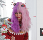 Blondid &uuml;kssarviku punased l&uuml;hikesed bob-parukad tukkidega naistele igap&auml;evaseks peol Cosplay looduslikest juustest s&uuml;nteetilisest kuumakindlast kiust